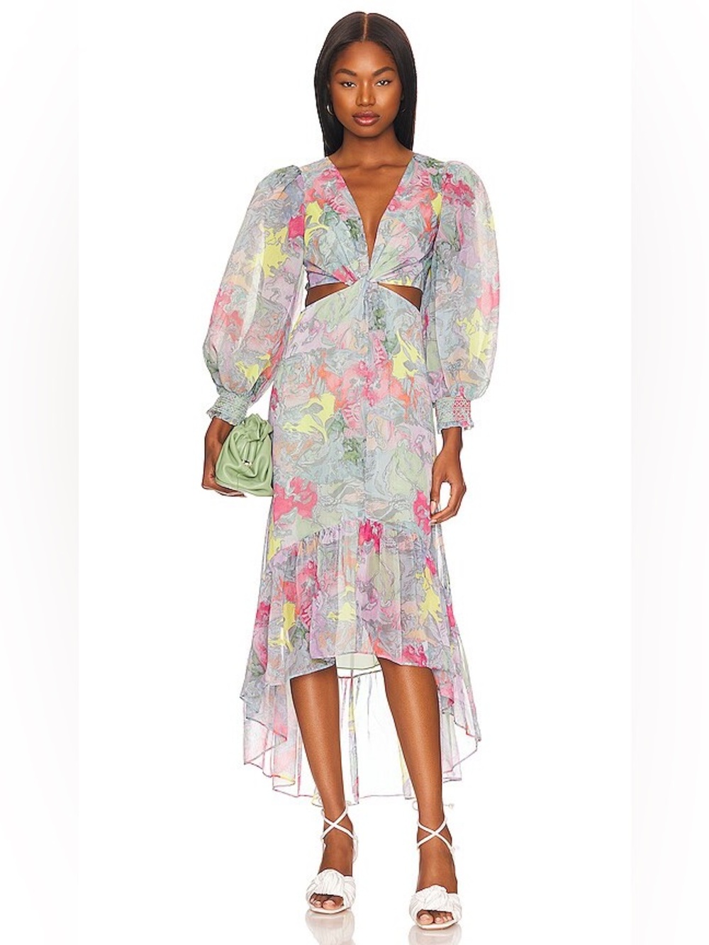 Alice + Olivia x Lola Schnable Katia Maxi Dress
